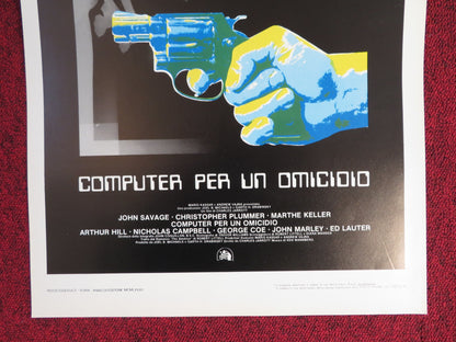 COMPUTER PER UN OMICIOIO ITALIAN LOCANDINA POSTER JOHN SAVAGE C. PLUMMER 1981