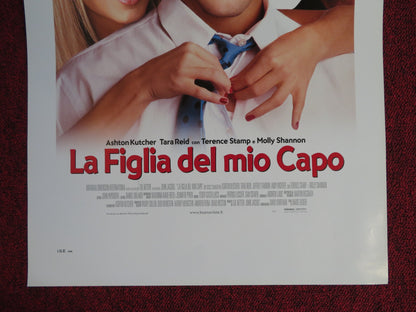 MY BOSS'S DAUGHTER ITALIAN LOCANDINA POSTER ASHTON KUTCHER TARA REID 2003