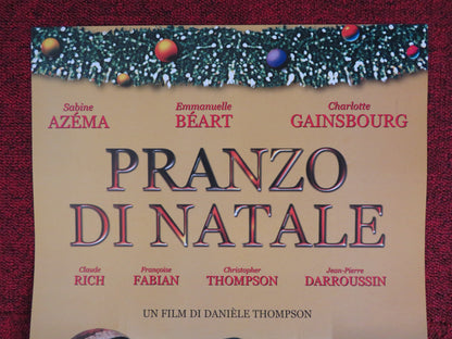 PRANZO DI NATALE ITALIAN LOCANDINA POSTER SABINE AZEMA EMMANUELLE BEART 1999