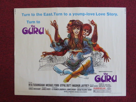 THE GURU US HALF SHEET (22"x 28") POSTER RITA TUSHINGHAM MICHAEL YORK 1969