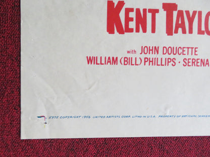 GHOST TOWN FOLDED US ONE SHEET POSTER KENT TAYLOR JOHN SMITH 1956