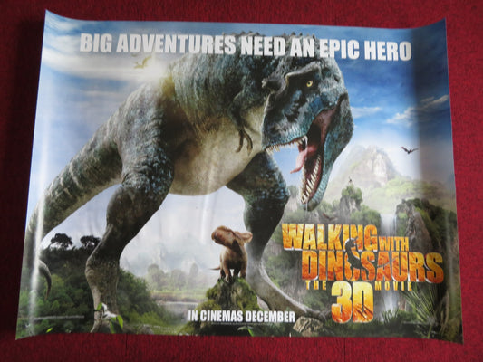 WALKING WITH DINOSAURS 3D UK QUAD (30"x 40") ROLLED POSTER JOHN LEGUIZAMO 2013