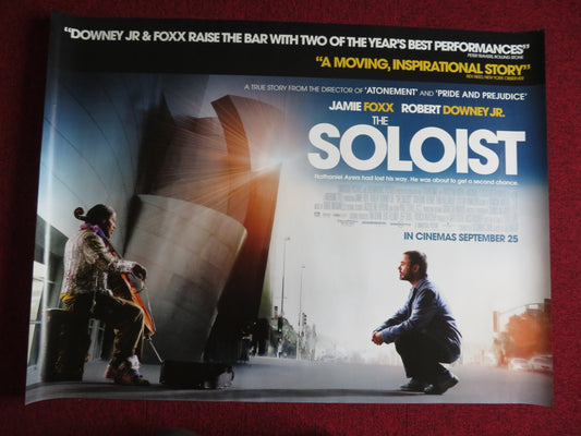 THE SOLOIST UK QUAD (30"x 40") ROLLED POSTER ROBERT DOWNEY JR. JAMIE FOXX 2009