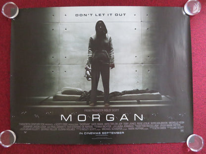 MORGAN UK QUAD (30"x 40") ROLLED POSTER ANYA TAYLOR-JOY KATE MARA 2016