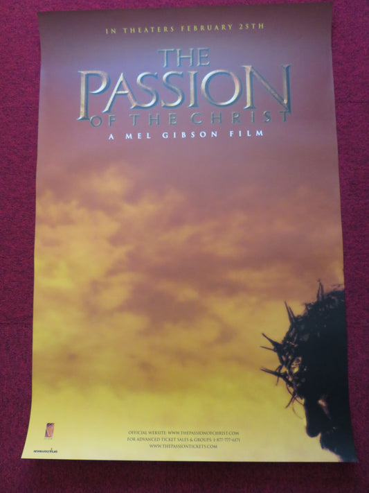 THE PASSION OF THE CHRIST US ONE SHEET ROLLED POSTER JIM CAVIEZEL M.MORGENSTE 04