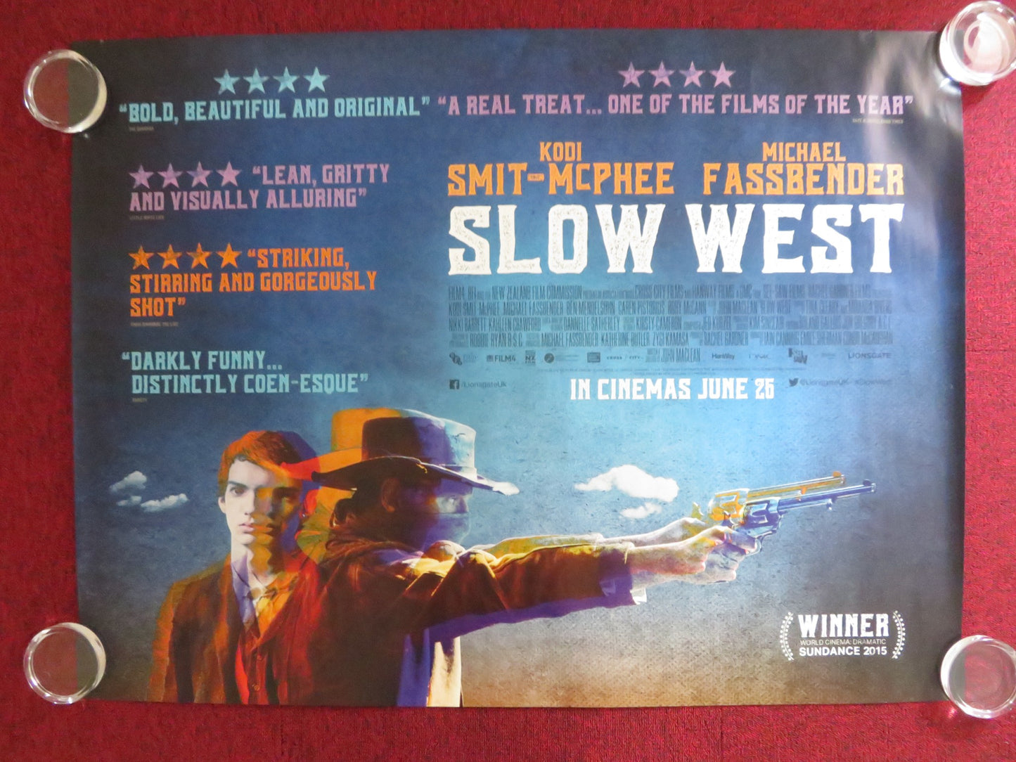 SLOW WEST UK QUAD (30"x 40") ROLLED POSTER KODI SMIT-MCPHEE CAREN PISTORIUS 2015