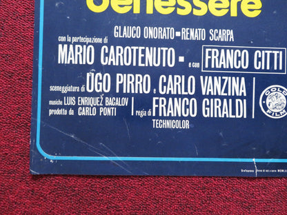 COLPITA DA IMPROVVISO BENESSERE ITALIAN FOGLIO POSTER GIOVANNA RALLI 1976