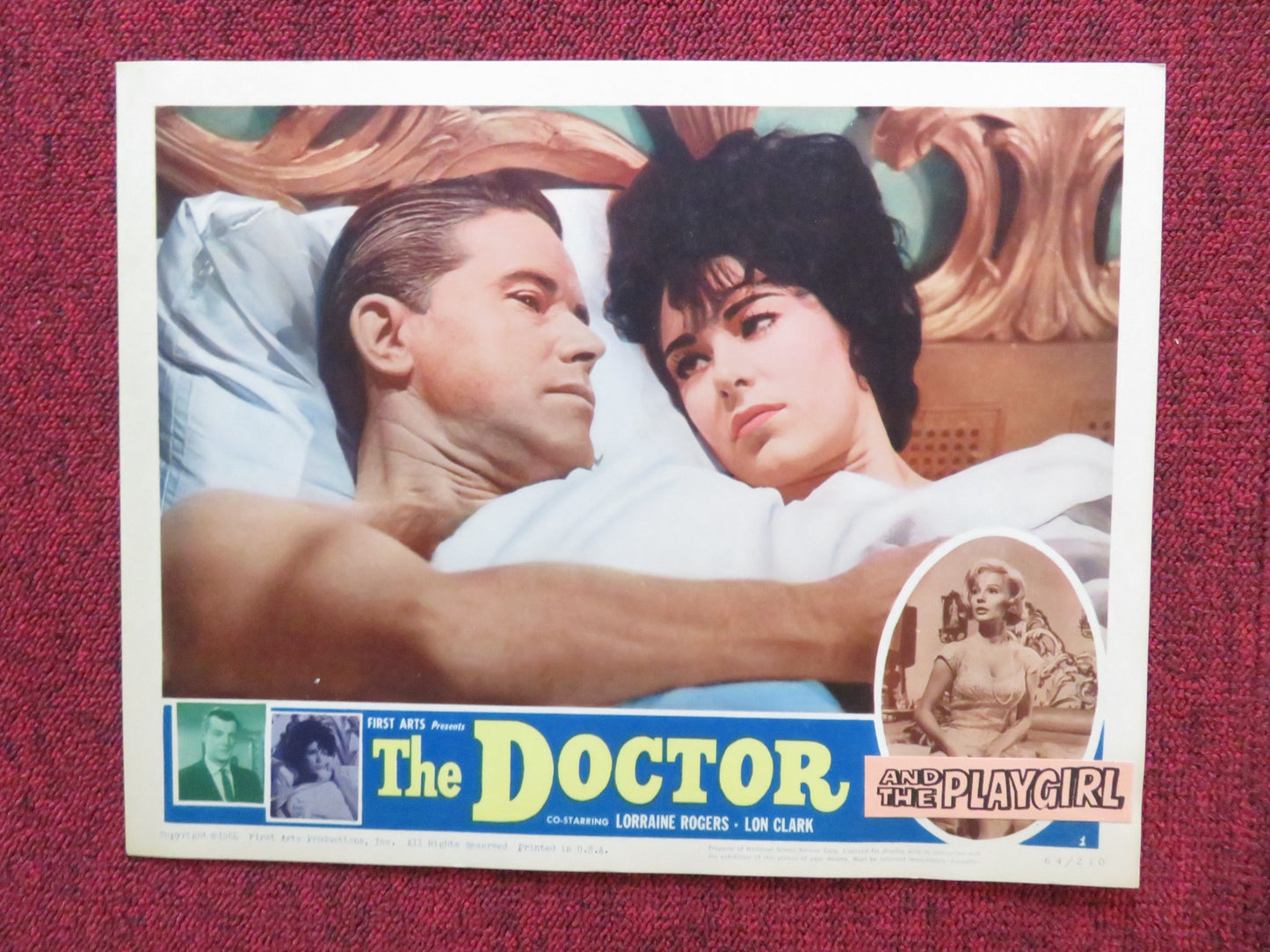 THE DOCTOR AND THE PLAYGIRL US LOBBY CARD FULL SET M.O'DANIELS A.HUTCHINSON 1964