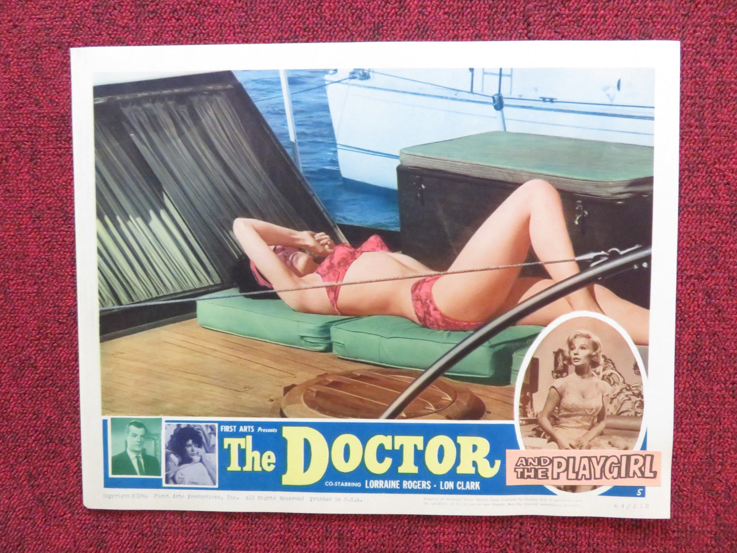 THE DOCTOR AND THE PLAYGIRL US LOBBY CARD FULL SET M.O'DANIELS A.HUTCHINSON 1964