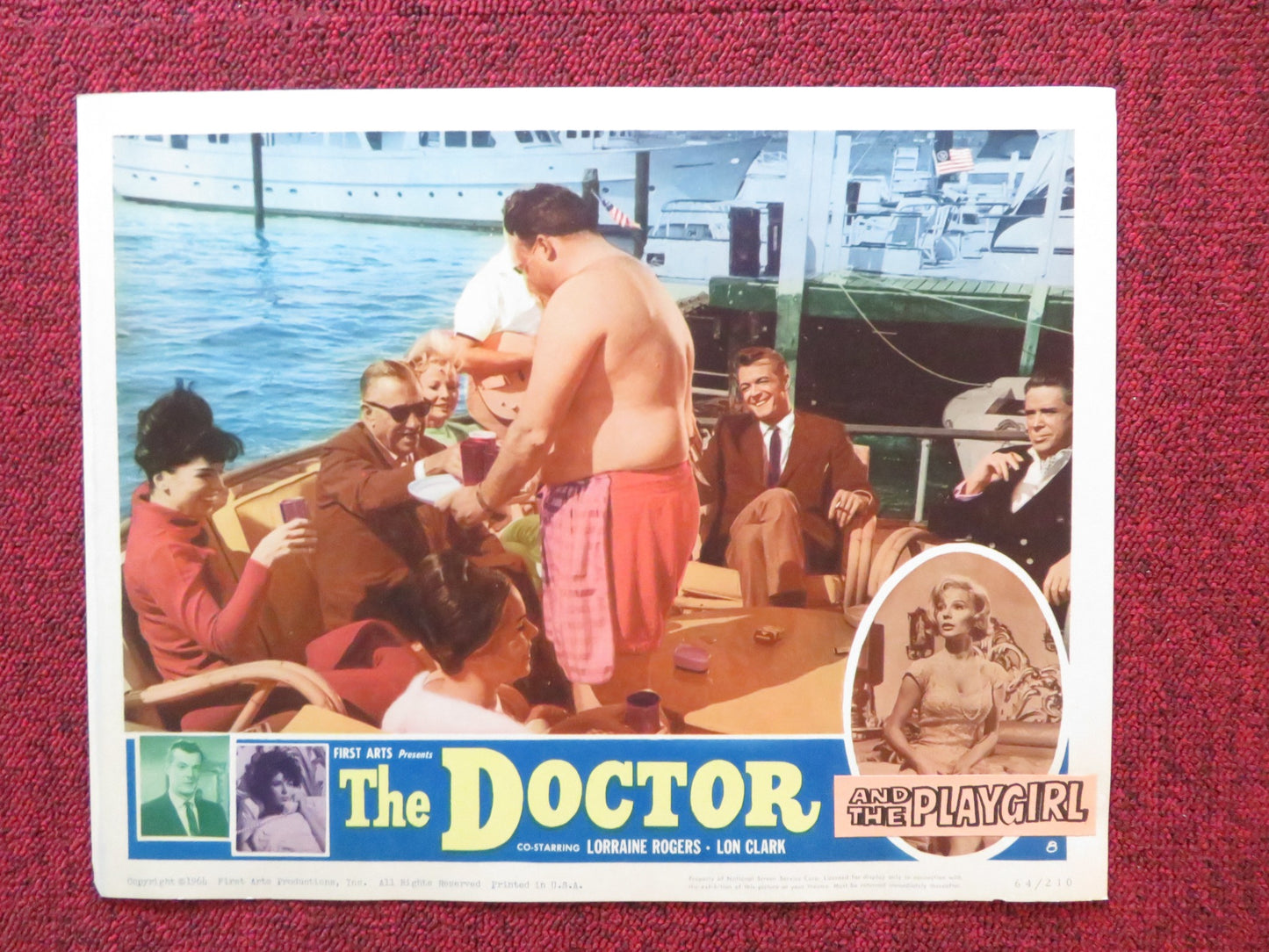 THE DOCTOR AND THE PLAYGIRL US LOBBY CARD FULL SET M.O'DANIELS A.HUTCHINSON 1964