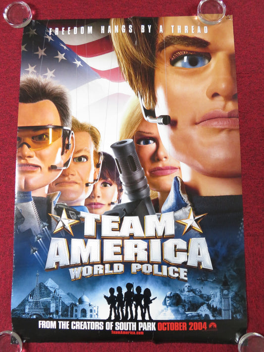 TEAM AMERICA WORLD POLICE - B US ONE SHEET ROLLED POSTER TREY PARKER STONE 2004