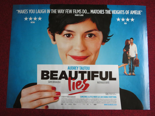 BEAUTIFUL LIES UK QUAD (30"x 40") ROLLED POSTER AUDREY TAUTOU SAMI BOUAJILA 2010