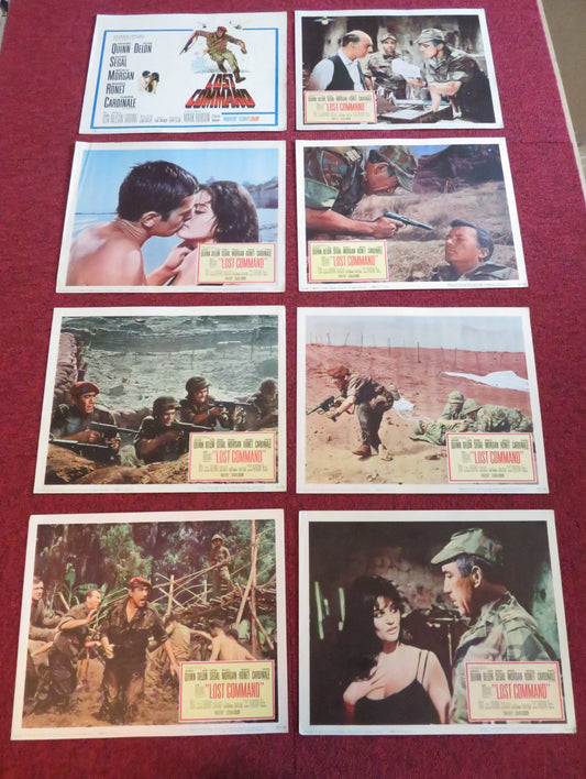 LOST COMMAND US LOBBY CARD FULL SET ANTHONY QUINN ALAIN DELON 1966