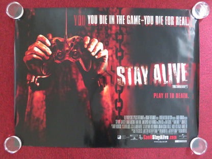 STAY ALIVE UK QUAD (30"x 40") ROLLED POSTER JON FOSTER SAMAIRE ARMSTRONG 2006