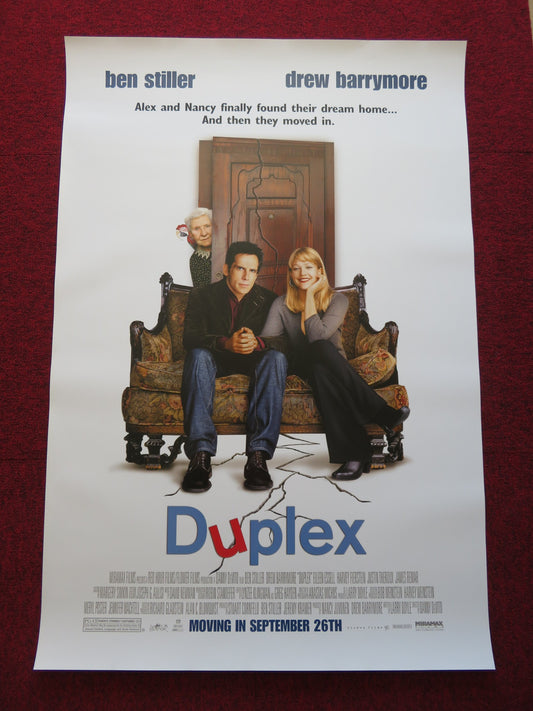 DUPLEX US ONE SHEET ROLLED POSTER BEN STILLER DREW BARRYMORE 2003