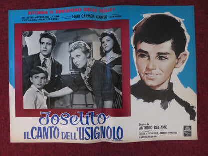 JOSELITO / ESCUCHA MI CANCION - E ITALIAN FOTOBUSTA POSTER MARQUEZ 1959