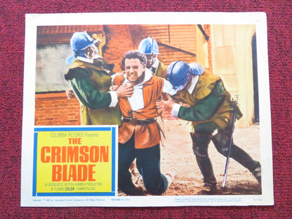 THE CRIMSON BLADE US LOBBY CARD FULL SET HAMMER LIONEL JEFFRIES OLIVER REED 1963