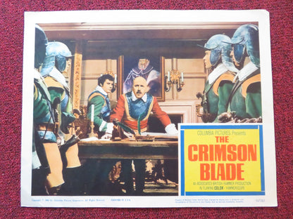 THE CRIMSON BLADE US LOBBY CARD FULL SET HAMMER LIONEL JEFFRIES OLIVER REED 1963