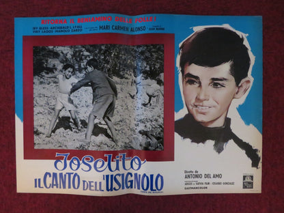 JOSELITO / ESCUCHA MI CANCION - H ITALIAN FOTOBUSTA POSTER MARQUEZ 1959