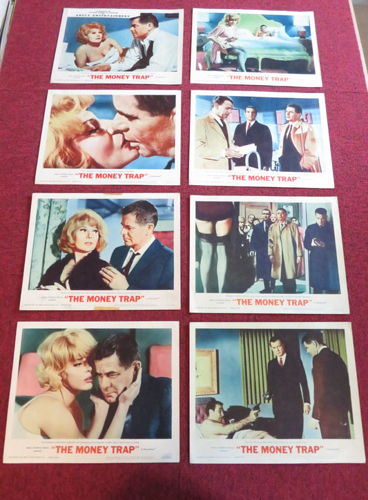 THE MONEY TRAP US LOBBY CARD FULL SET GLENN FORD RITA HAYWORTH 1965