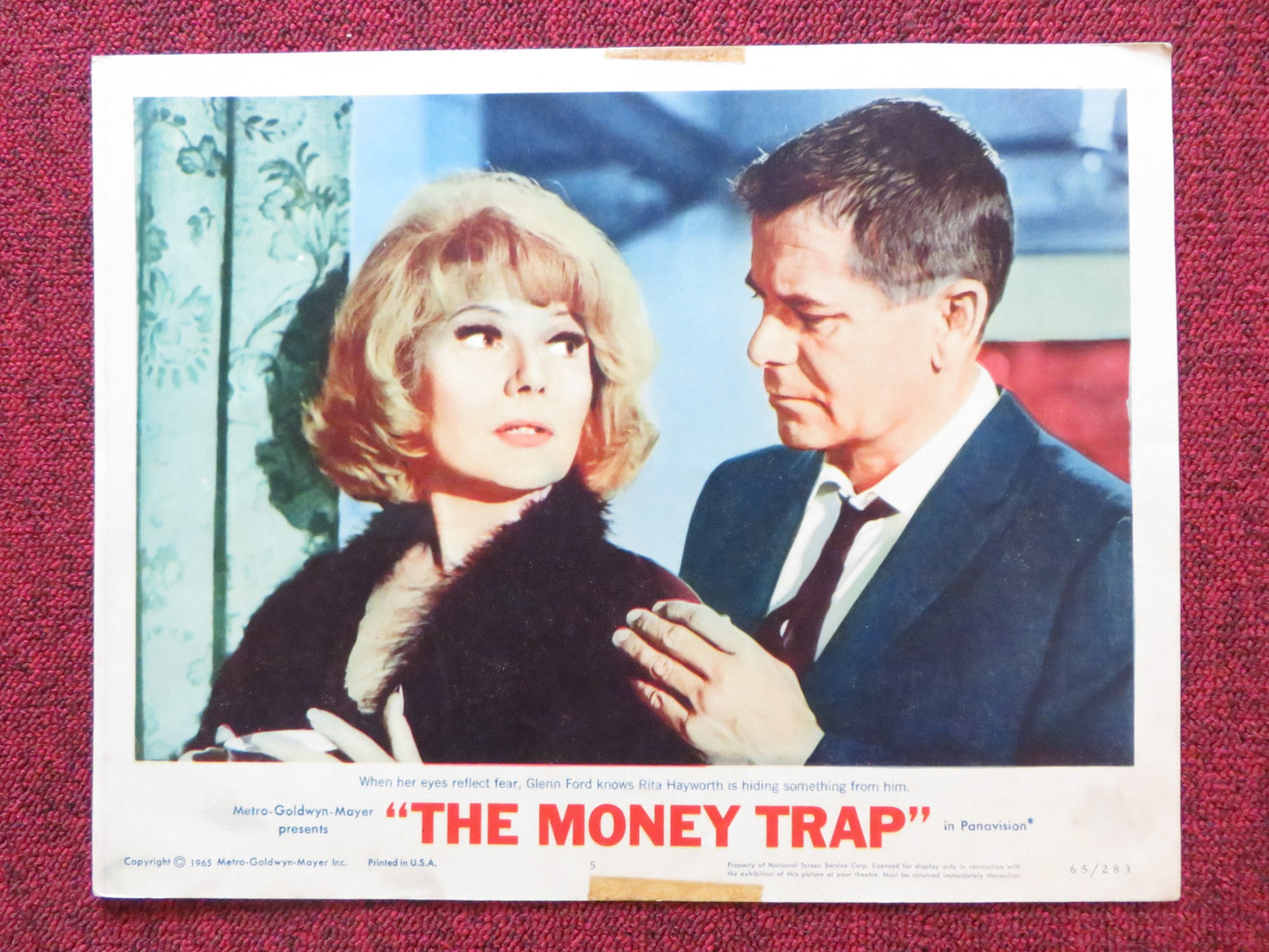 THE MONEY TRAP US LOBBY CARD FULL SET GLENN FORD RITA HAYWORTH 1965