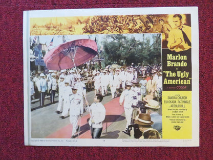 THE UGLY AMERICAN US LOBBY CARD FULL SET MARLON BRANDO SANDRA CHURCH 1963