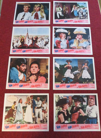 VIVA MARIA! US LOBBY CARD FULL SET BRIGITTE BARDOT JEANNE MOREAU 1965