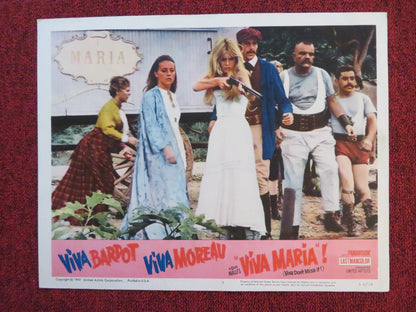 VIVA MARIA! US LOBBY CARD FULL SET BRIGITTE BARDOT JEANNE MOREAU 1965