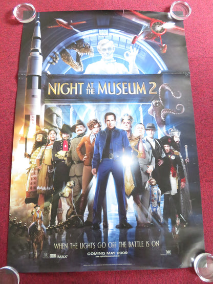 NIGHT AT THE MUSEUM 2: BATTLE OF THE SMITHSONIAN US ONE SHEET ROLLED POSTER 2009