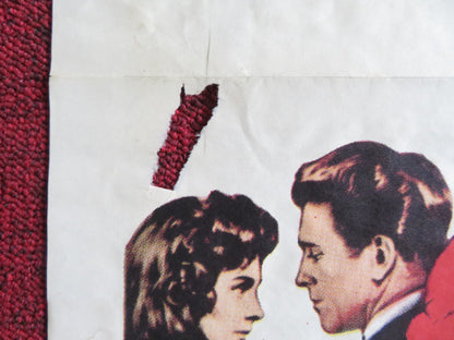 ELMER GANTRY FOLDED US ONE SHEET POSTER BURT LANCASTER JEAN SIMMONS 1960