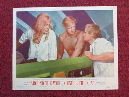 AROUND THE WORLD UNDER THE SEA US LOBBY CARD FULL SET L. BRIDGES B. KELLEY 1966