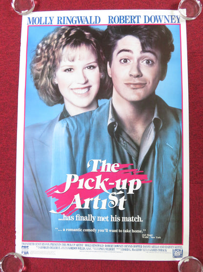 THE PICK-UP ARTIST VHS US ONE SHEET ROLLED POSTER R. DOWNEY JR. RINGWALD 1987