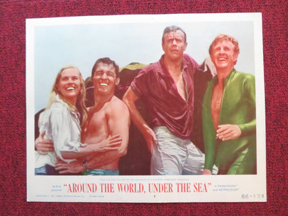 AROUND THE WORLD UNDER THE SEA US LOBBY CARD FULL SET L. BRIDGES B. KELLEY 1966