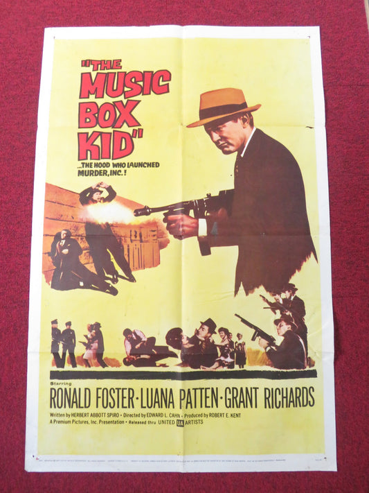 THE MUSIC BOX KID FOLDED US ONE SHEET POSTER RONALD FOSTER LUANA PATTEN 1960