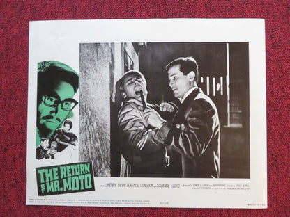 THE RETURN OF MR. MOTO US LOBBY CARD FULL SET HENRY SILVA TERENCE LONGDON 1965