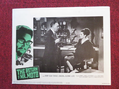 THE RETURN OF MR. MOTO US LOBBY CARD FULL SET HENRY SILVA TERENCE LONGDON 1965