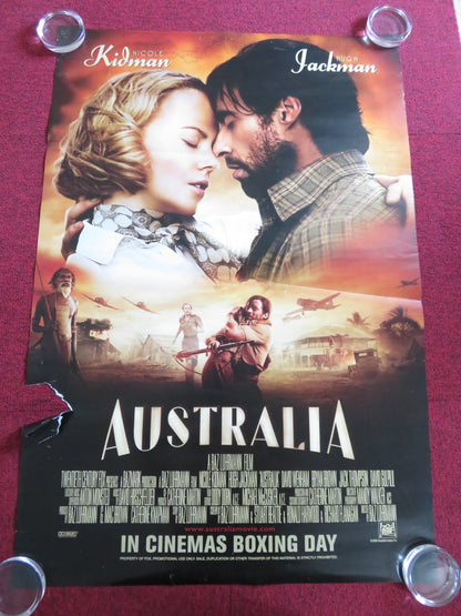 AUSTRALIA US ONE SHEET ROLLED POSTER NICOLE KIDMAN HUGH JACKMAN 2008