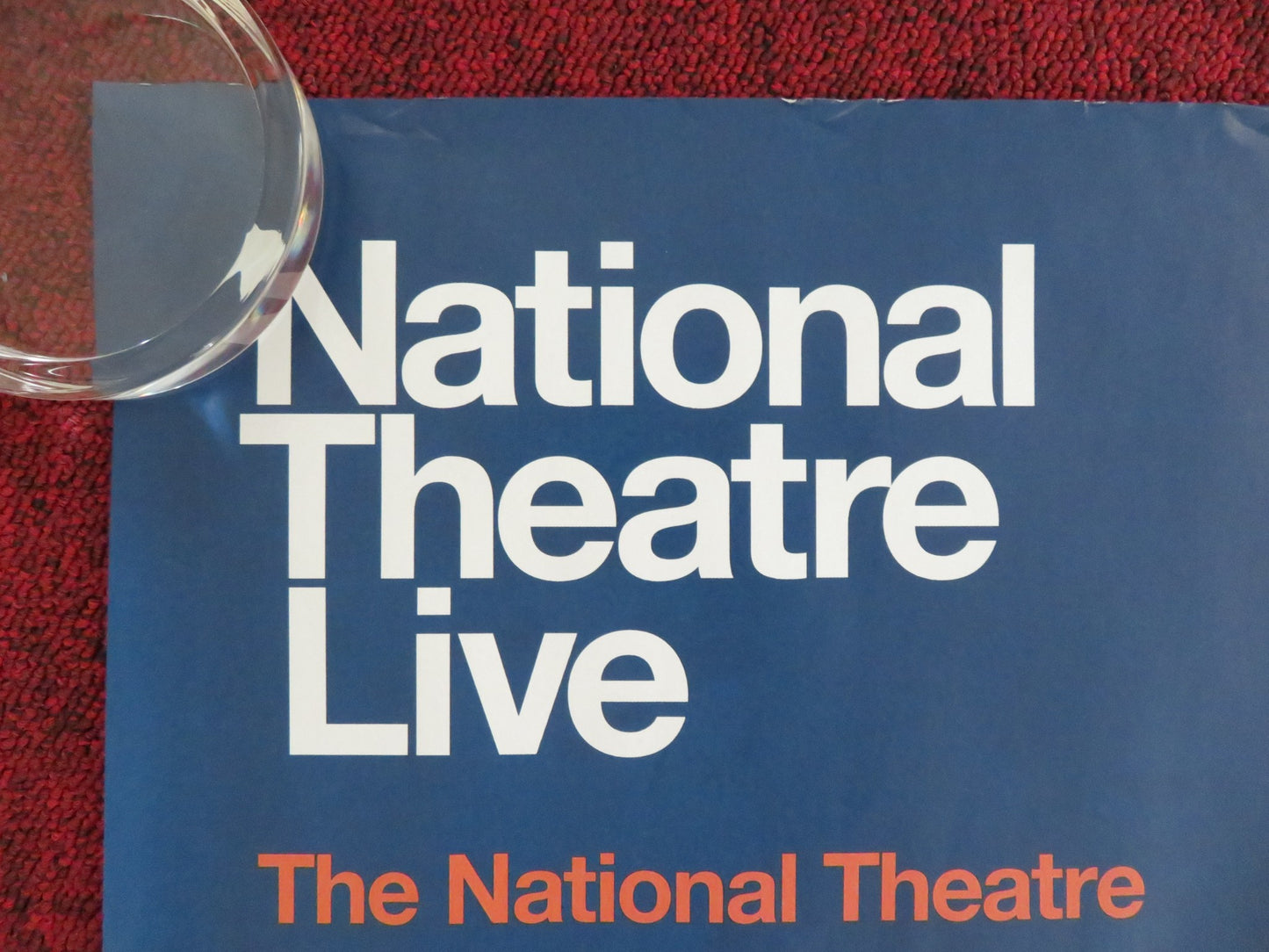 NATIONAL THEATRE LIVE: THE DEEP BLUE SEA UK QUAD (30"x 40") ROLLED POSTER 2016