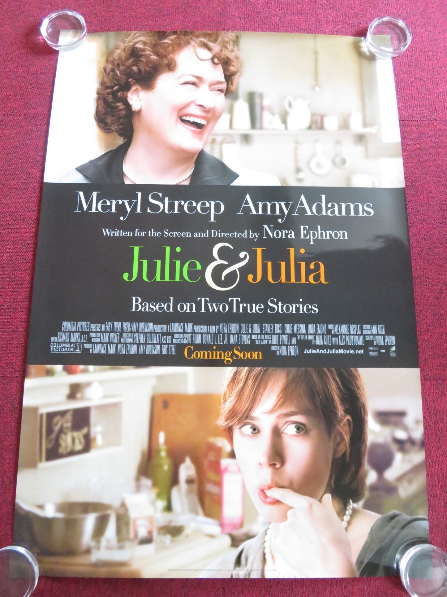 JULIE & JULIA - B US ONE SHEET ROLLED POSTER MERYL STREEP AMY ADAMS 2009