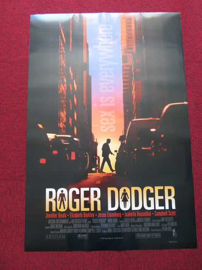 ROGER DODGER US ONE SHEET ROLLED POSTER JESSE EISENBERG CAMPBELL SCOTT 2002