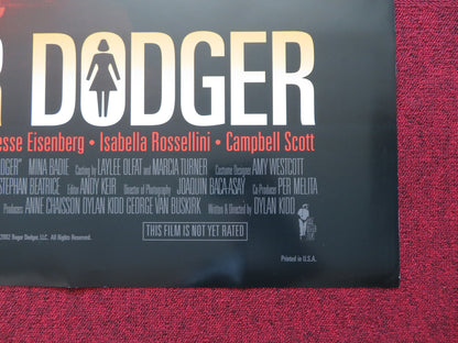 ROGER DODGER US ONE SHEET ROLLED POSTER JESSE EISENBERG CAMPBELL SCOTT 2002