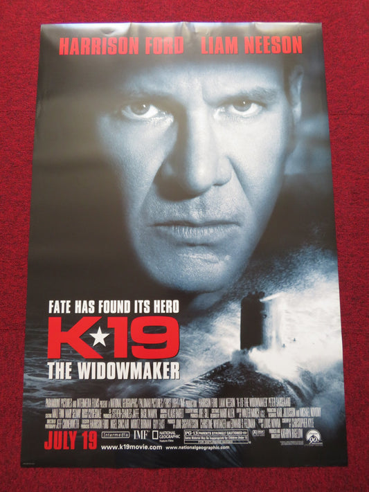 K19: THE WIDOWMAKER -A US ONE SHEET ROLLED POSTER HARRISON FORD LIAM NEESON 2002