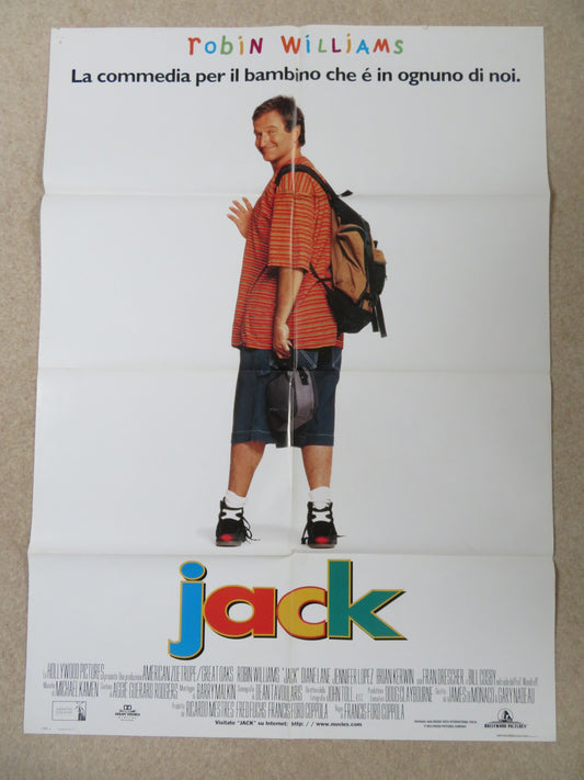 JACK ITALIAN 2 FOGLIO POSTER ROBIN WILLIAMS DIANE LANE 1996