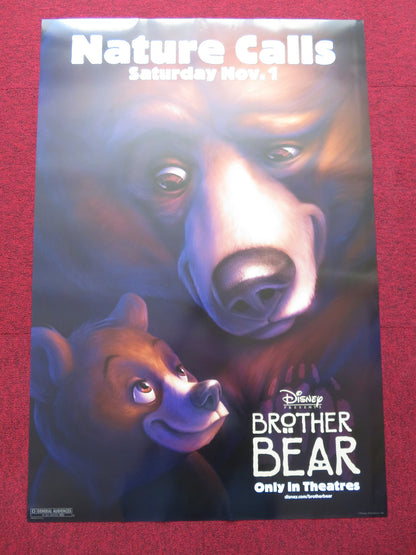 BROTHER BEAR - B US ONE SHEET ROLLED POSTER JOAQUIN PHOENIX JEREMY SUAREZ 2003