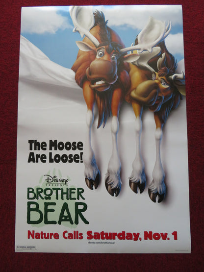 BROTHER BEAR - A US ONE SHEET ROLLED POSTER JOAQUIN PHOENIX JEREMY SUAREZ 2003