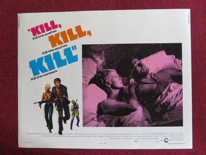 KILL! KILL! KILL! KILL! US HALF SHEET (22"x 28") POSTER STEPHEN BOYD 1972