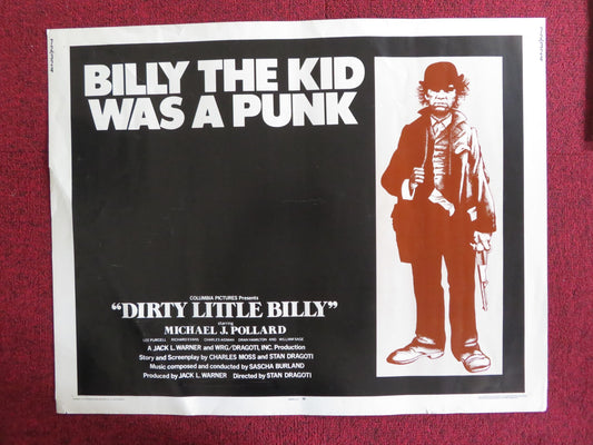 DIRTY LITTLE BILLY US HALF SHEET (22"x 28") POSTER MICHAEL J. POLLARD 1972