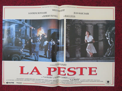 LA PESTE - A ITALIAN FOTOBUSTA POSTER WILLIAM HURT ROBERT DUVALL 1992