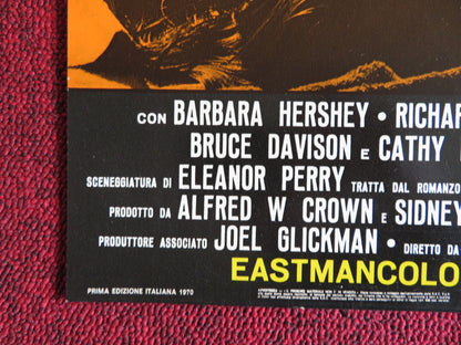 I BREVI GIORNI SELVAGGI / Last Summer - F ITALIAN FOTOBUSTA POSTER HERSHEY 1969