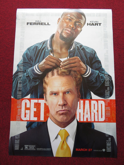 GET HARD US ONE SHEET ROLLED POSTER WILL FERRELL KEVIN HART 2015